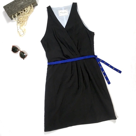 ANTHRO Asymmetric Wrap Dress - Picture 2 of 7